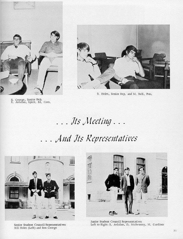Villa Saint Jean International School  1970 Yearbook Le Chamois Organizations Header p31